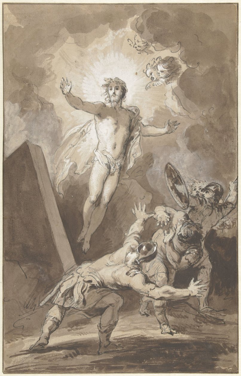 Krisztus feltámadása alkotó: Jacob de Wit