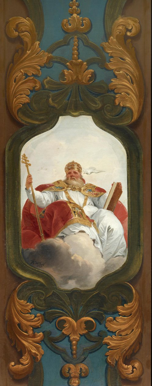 Gregorius Nagy pápa, egyházatya alkotó: Jacob de Wit