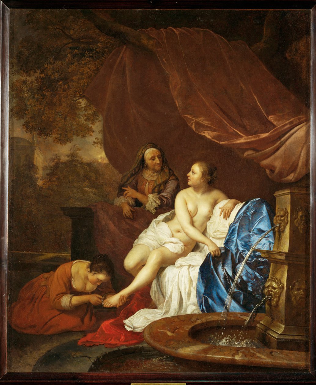 Bethsabe au bain - Bathseba a fürdőkádban ... alkotó: Jacob or Jacques van Loo