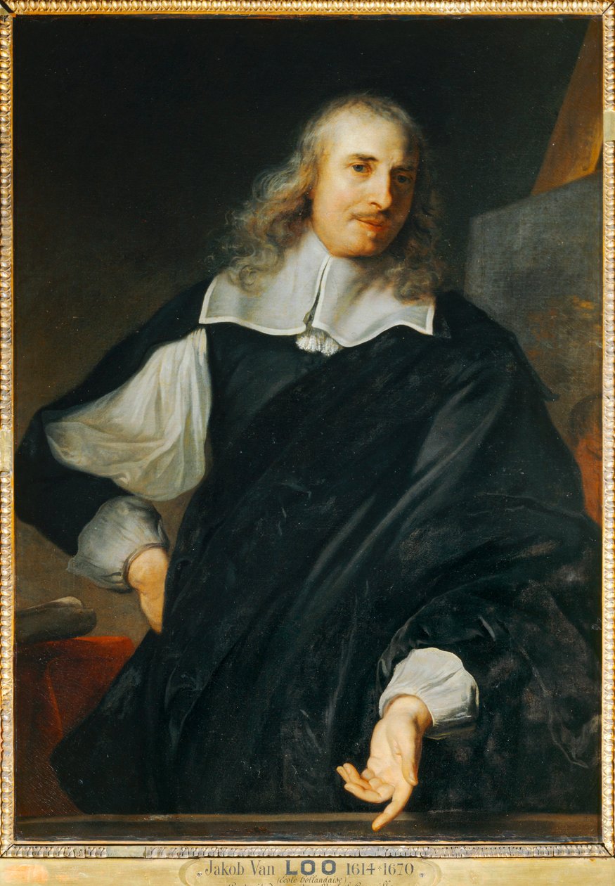 Michel Corneille le père festőművész, a párizsi Királyi Festészeti Akadémia rektora 1656 óta ... alkotó: Jacob or Jacques van Loo