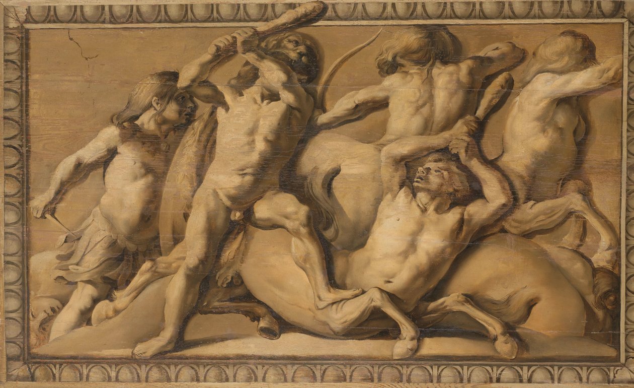 Herkules megöli a kentaurokat (Jupiter legyőzi a kentaurokat) alkotó: Jacob van Campen
