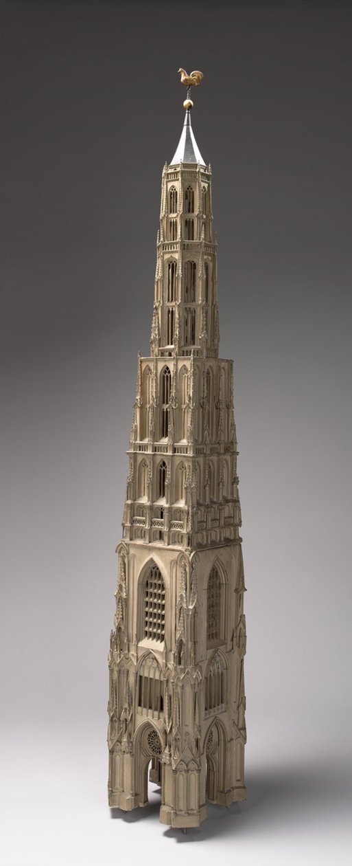 A Nieuwe Kerk befejezetlen tornyának makettje alkotó: Jacob van Campen