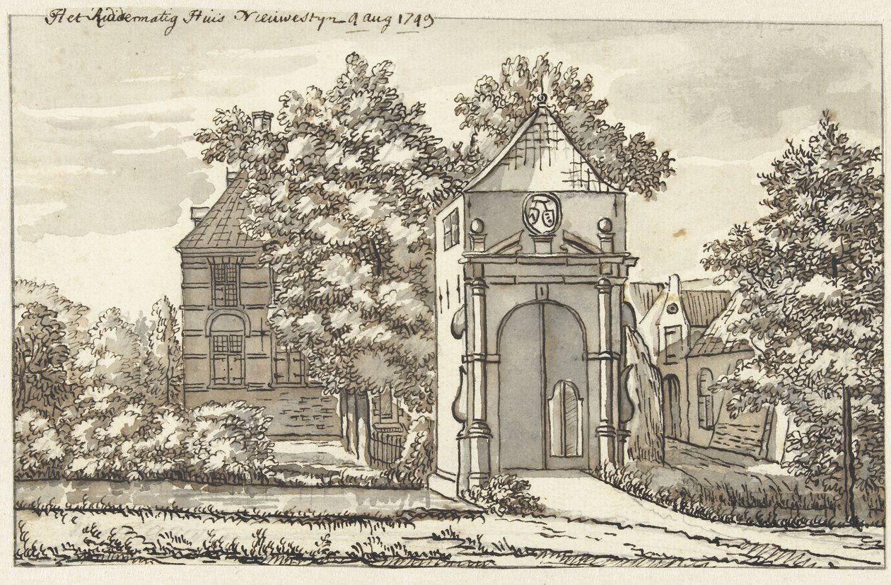 A Nieuwestijn Lovagház (cím a tárgyon) alkotó: Jacob van Liender