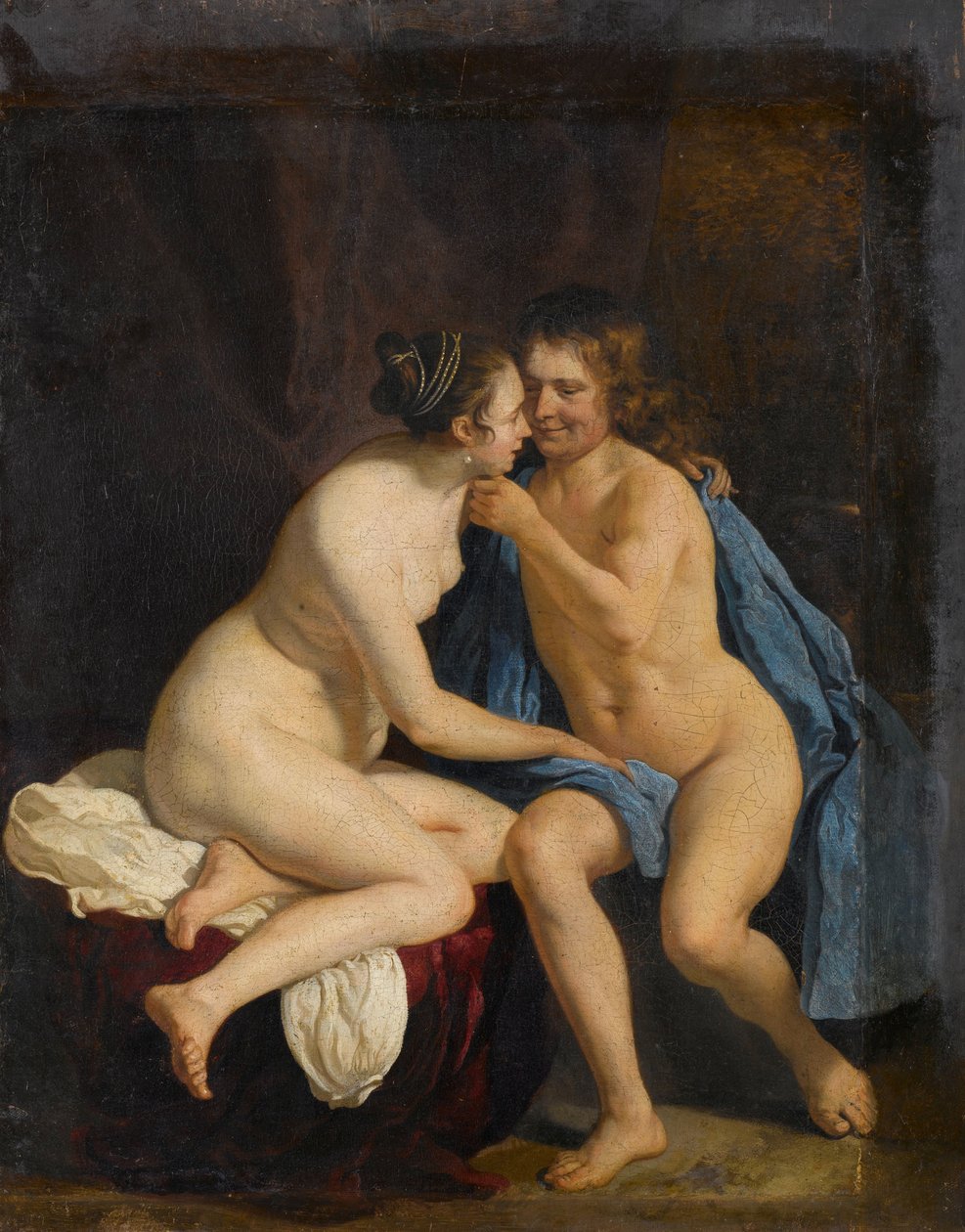 Szerelmesek alkotó: Jacob van Loo (attributed to)