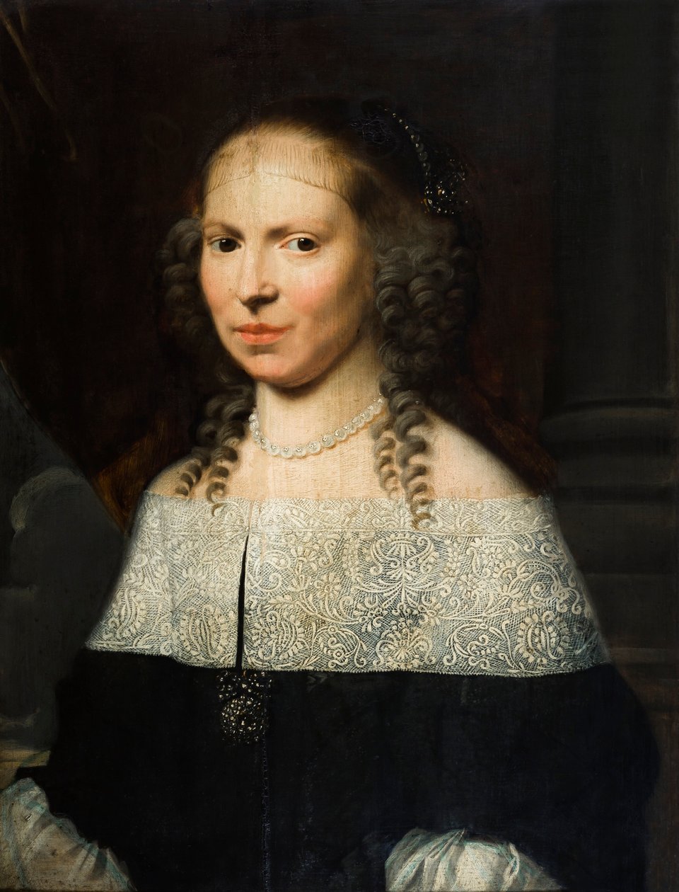 Anna Goos portréja (1627-1691) alkotó: Jacob van Reesbroeck