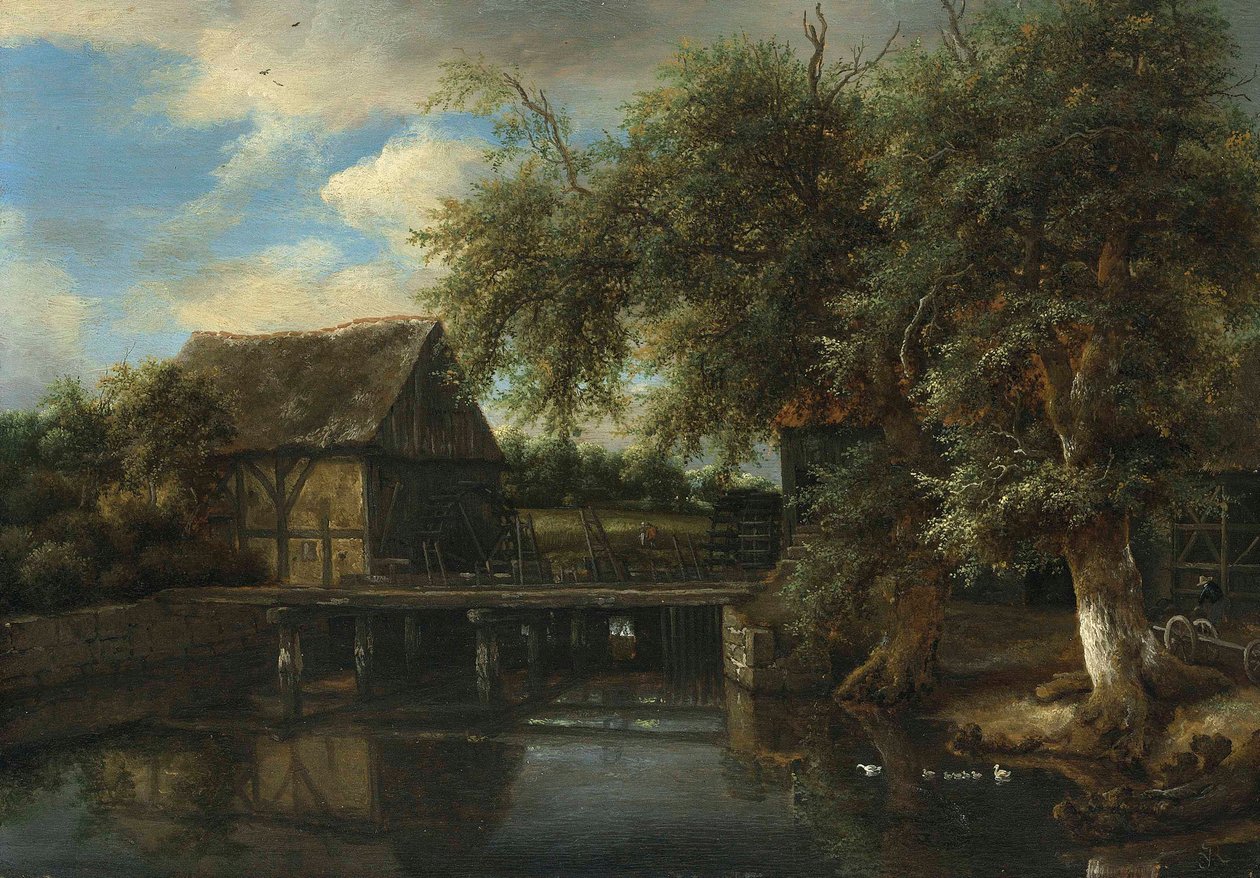Egy vízimalom alkotó: Jacob van Ruisdael