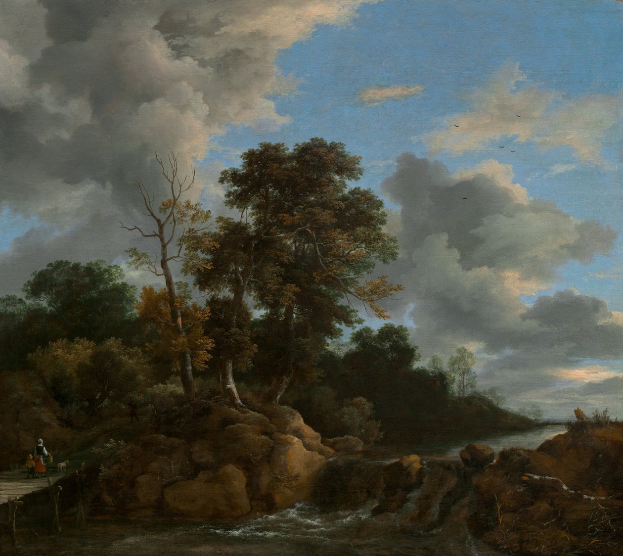 Táj, c. 1670. alkotó: Jacob van Ruisdael