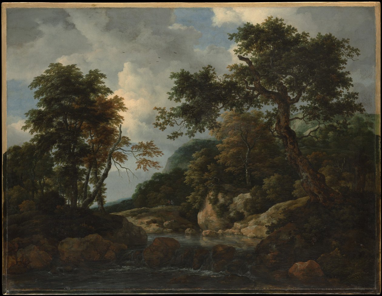 Erdei patak alkotó: Jacob van Ruisdael