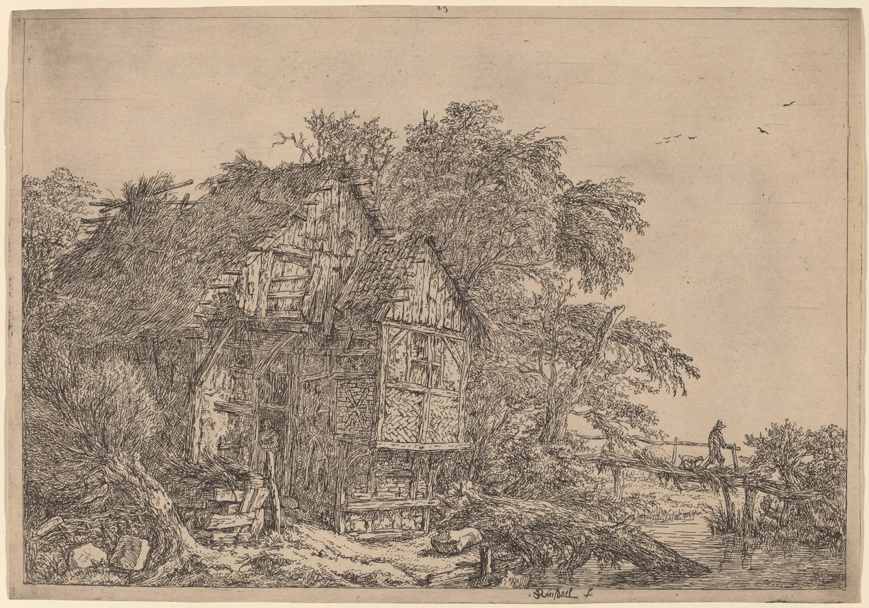 A Kis Híd alkotó: Jacob van Ruisdael