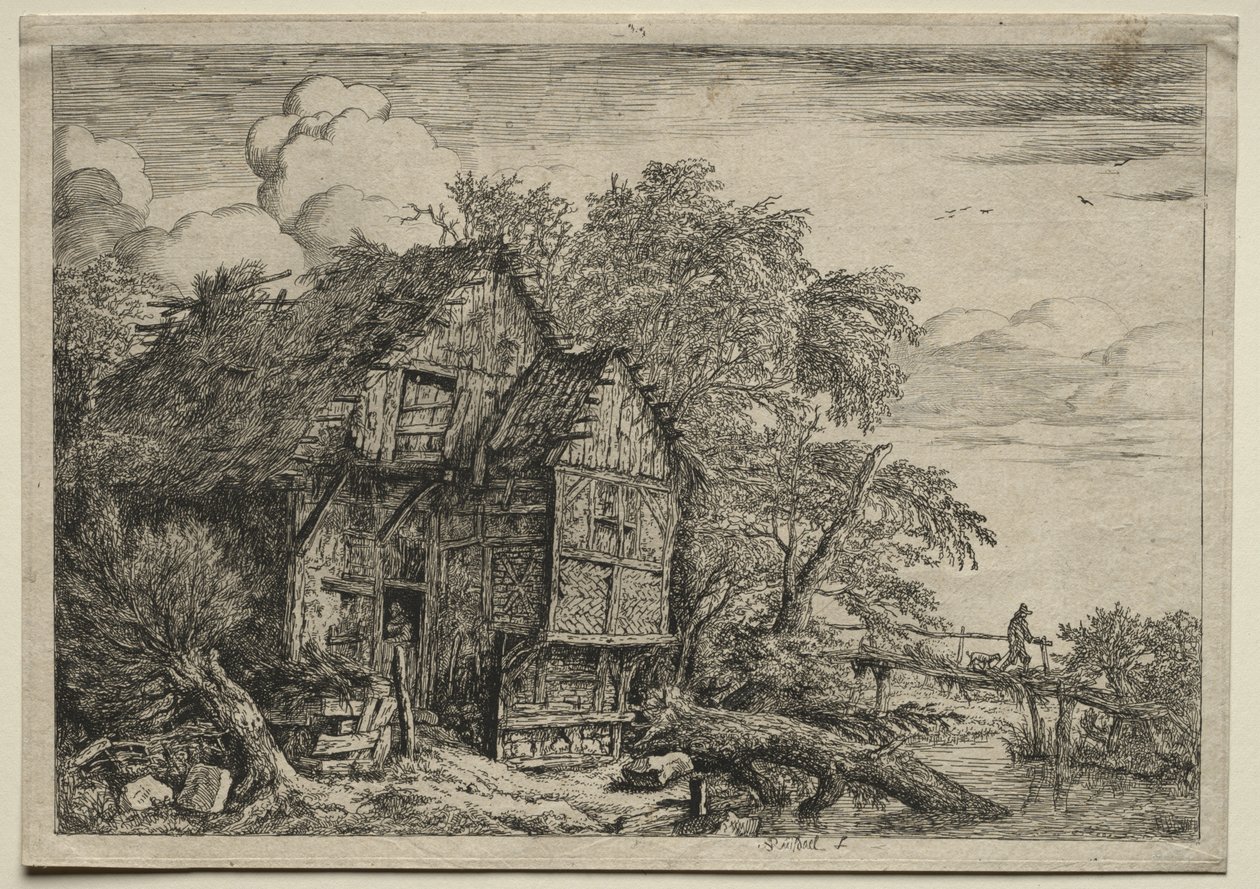 A Kis Híd alkotó: Jacob van Ruisdael