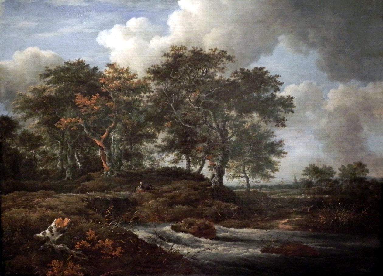 Hegyi patak tölgyfákkal alkotó: Jacob van Ruisdael