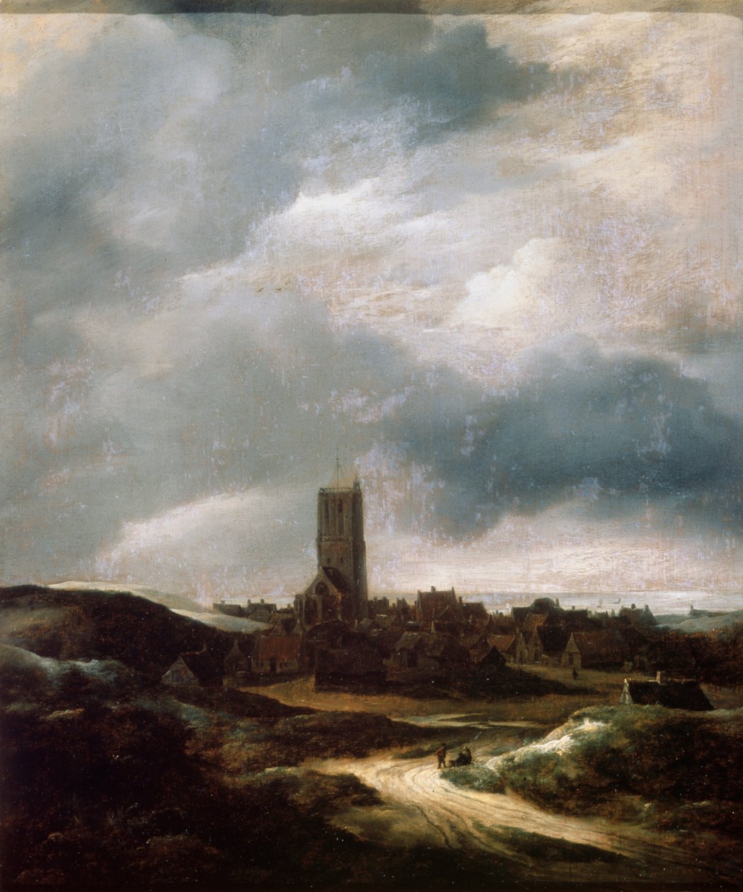 Egmond-aan-Zee kilátása, c1655 alkotó: Jacob van Ruisdael