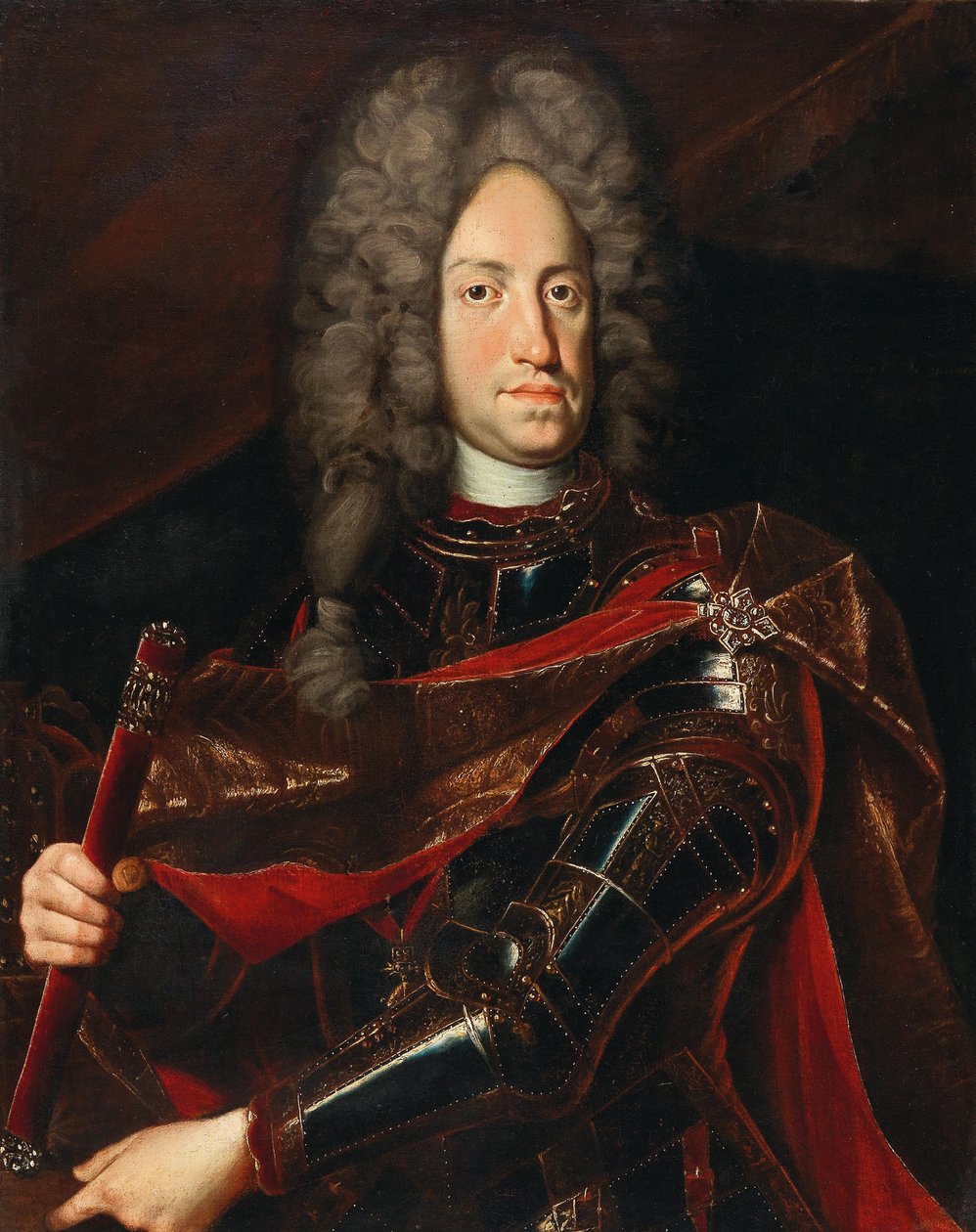 VI. Károly 1685-1740, római római császár portréja. alkotó: Jacob van Schuppen