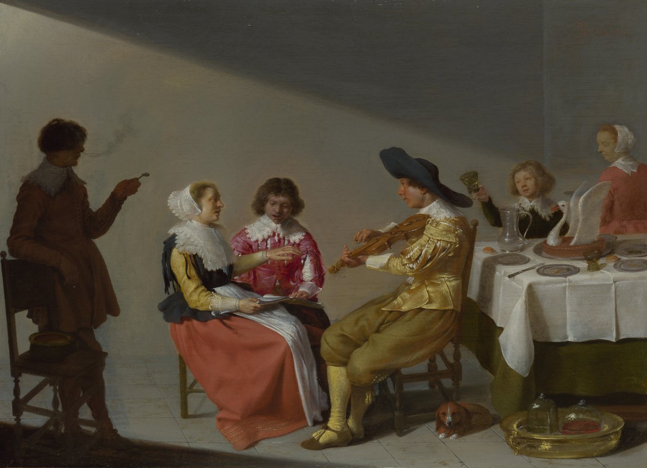 Zenés mulatság, 1631 alkotó: Jacob van Velsen