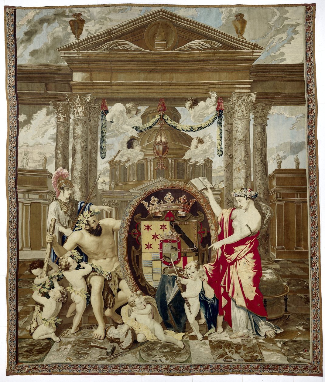 Monterey grófjának címere alkotó: Jacob van der Borcht (I)