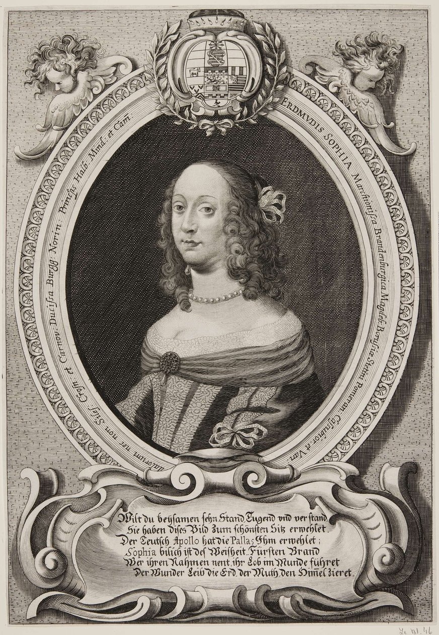 Németül: Erdmuthe Sophia, Szászország és Brandenburg-Bayreuth grófnője alkotó: Jacob von Sandrart