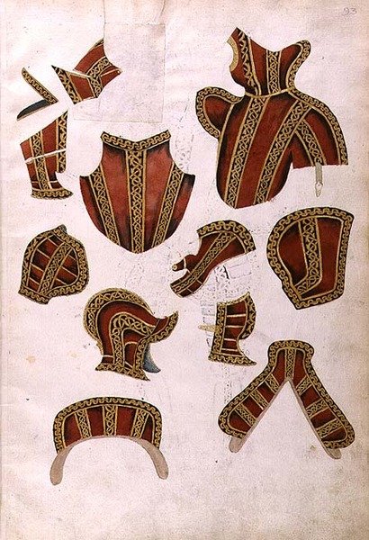 A Lord Chancellor páncéljának tartozékai alkotó: Jacobe Halder