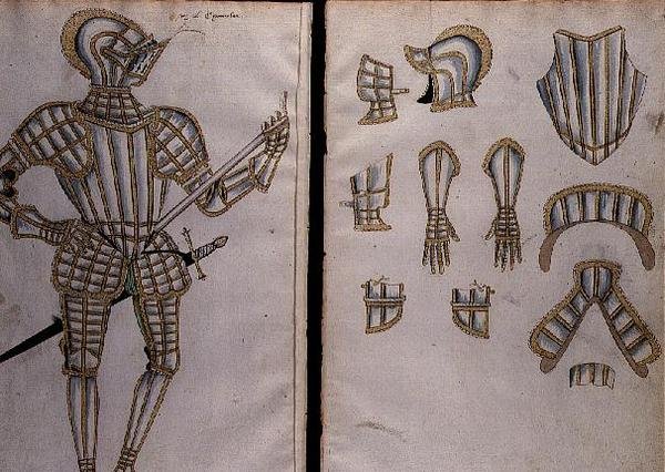 Páncélruha My Lorde Chancellor számára, 1589 alkotó: Jacobe Halder