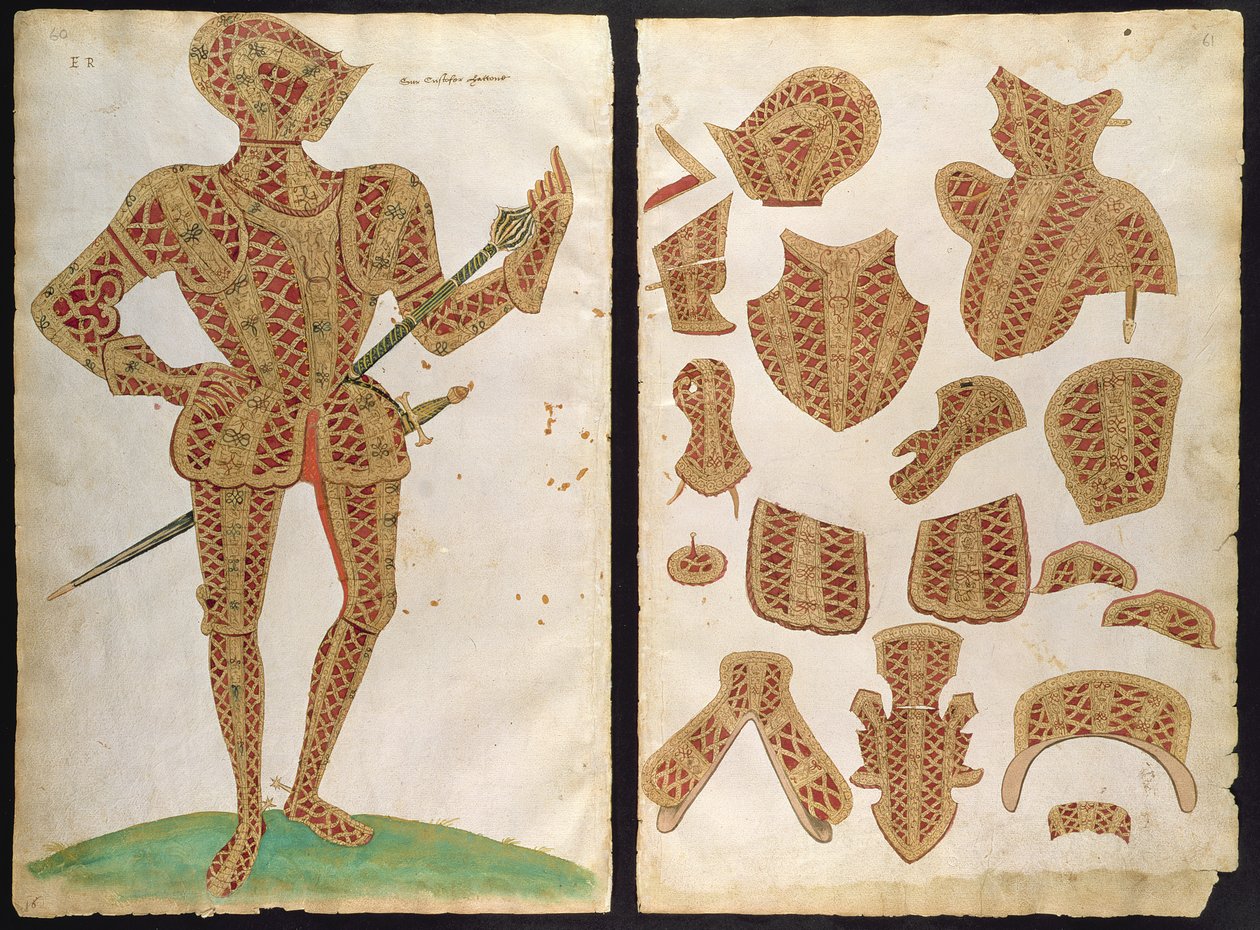 Sir Christopher Hatton páncélruhája, 1589 alkotó: Jacobe Halder