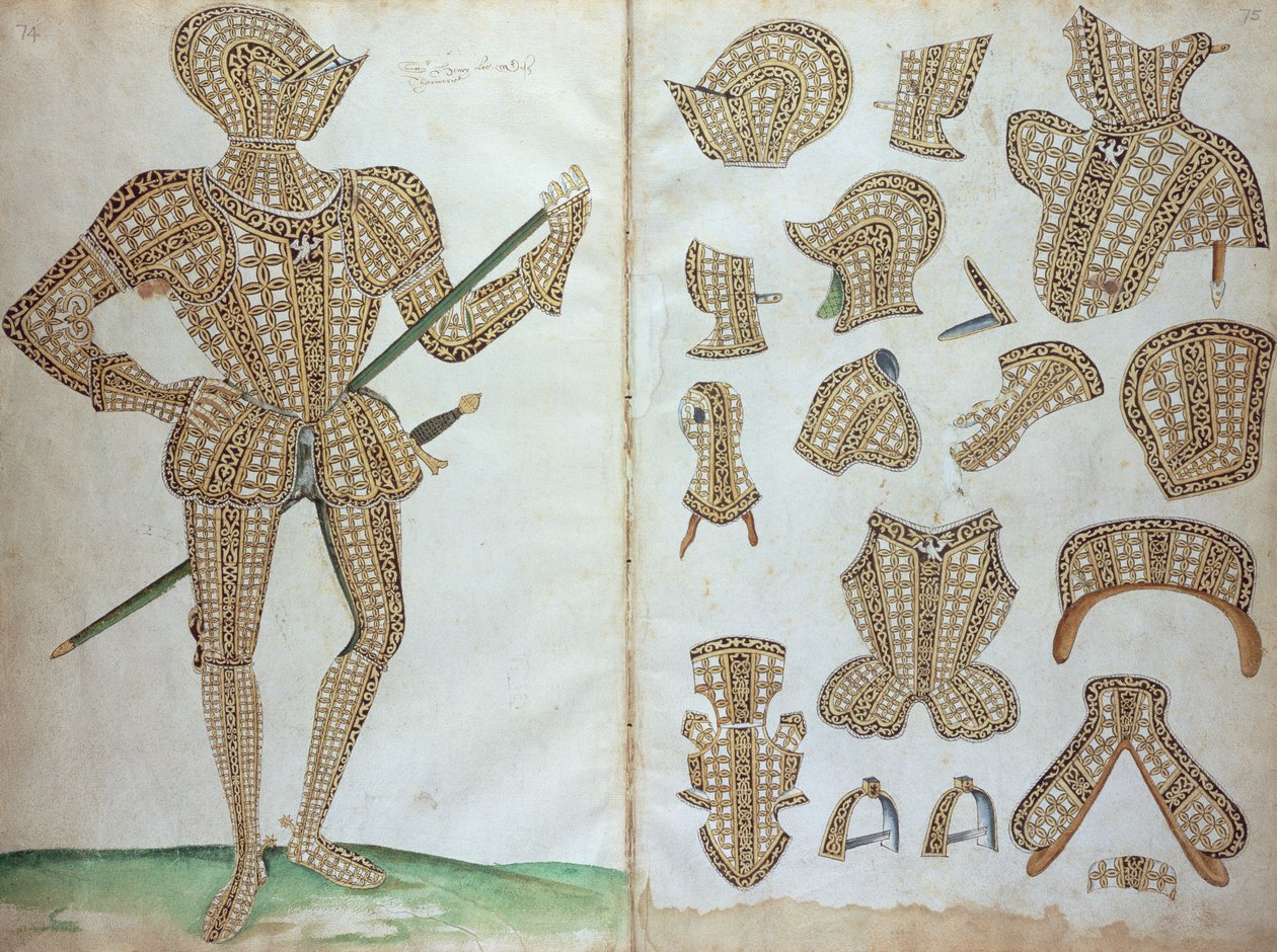 Suit of Armor Sir Henry Lee-nek, az „An Elizabethan Armourer