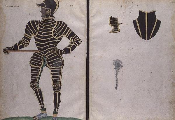 Sir William Sentlo páncélruhája alkotó: Jacobe Halder