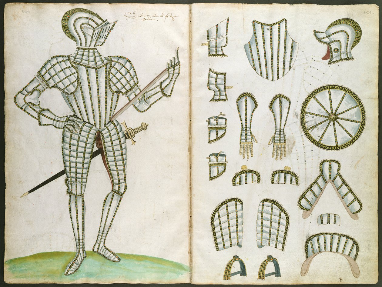 Páncélruha Sir Henry Lee-nek az „An Elizabethan Armourer
