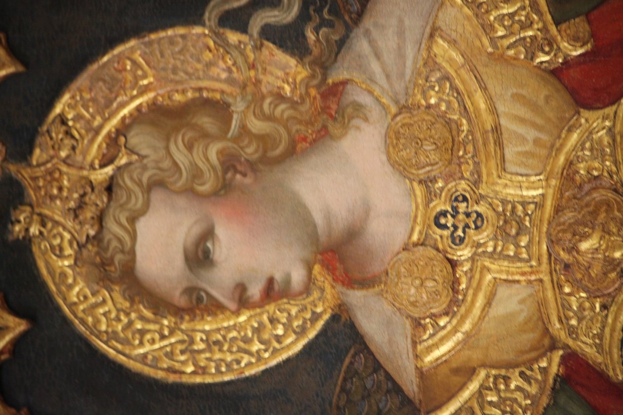 Igazság Mihály és Gábriel arkangyalok között alkotó: Jacobello del Fiore  