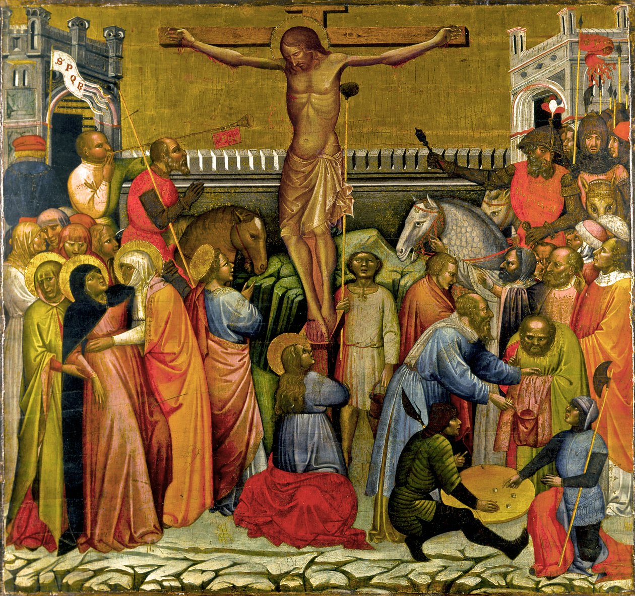 Keresztre feszítés alkotó: Jacobello del Fiore