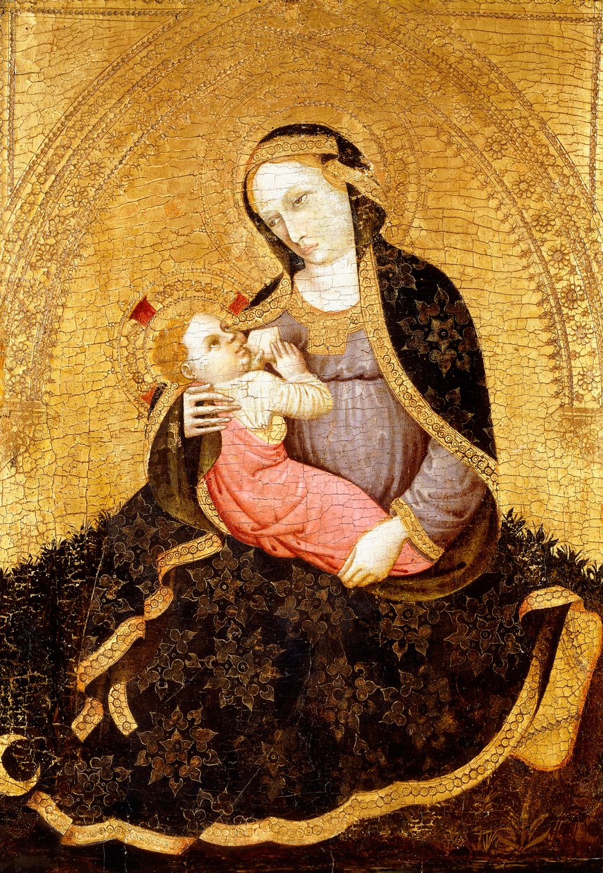 Az alázatosság Madonnája, alkotó: Jacobello del Fiore