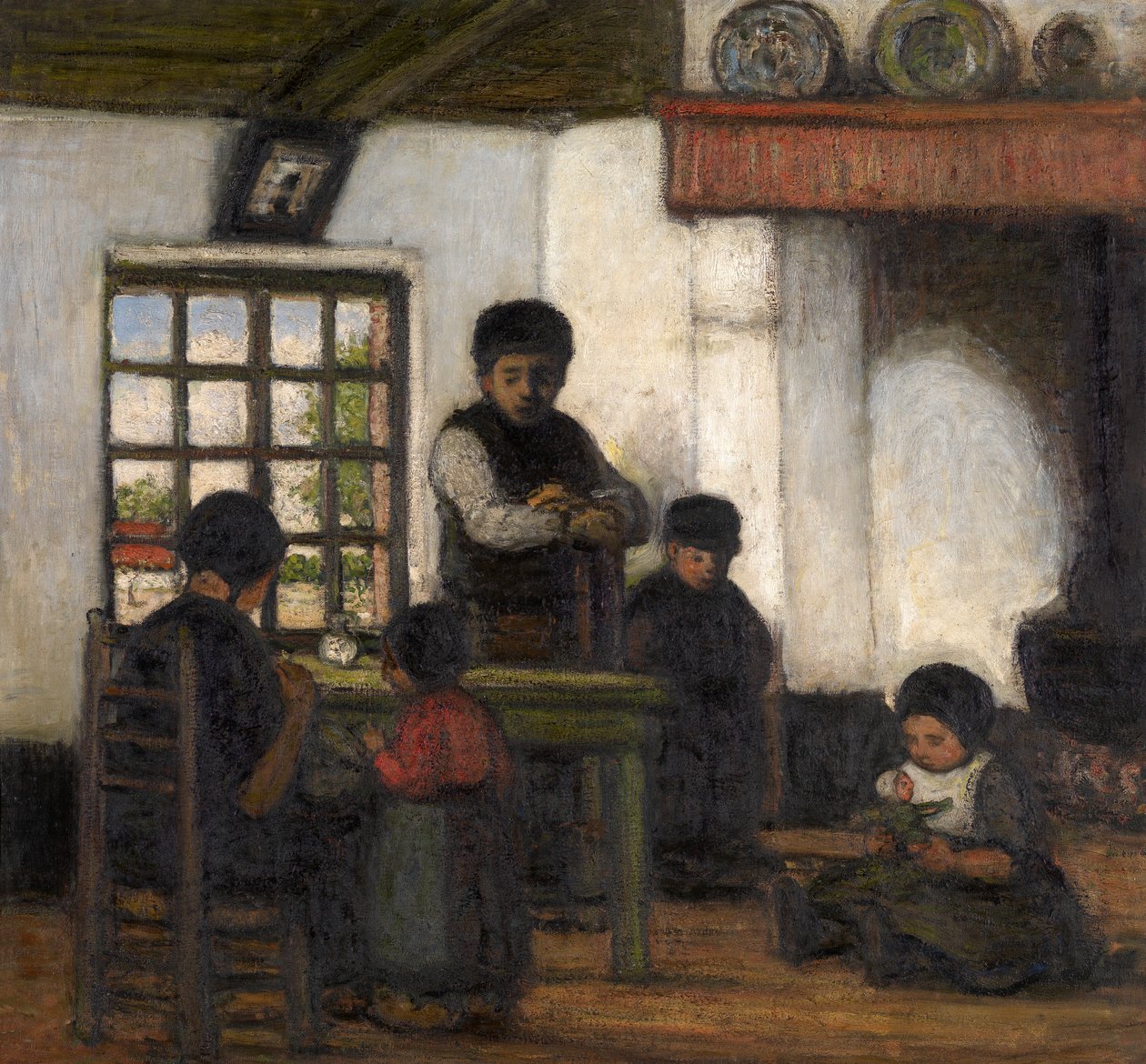 Belső a Campine-ból (olaj, vászon) alkotó: Jacobs Smits
