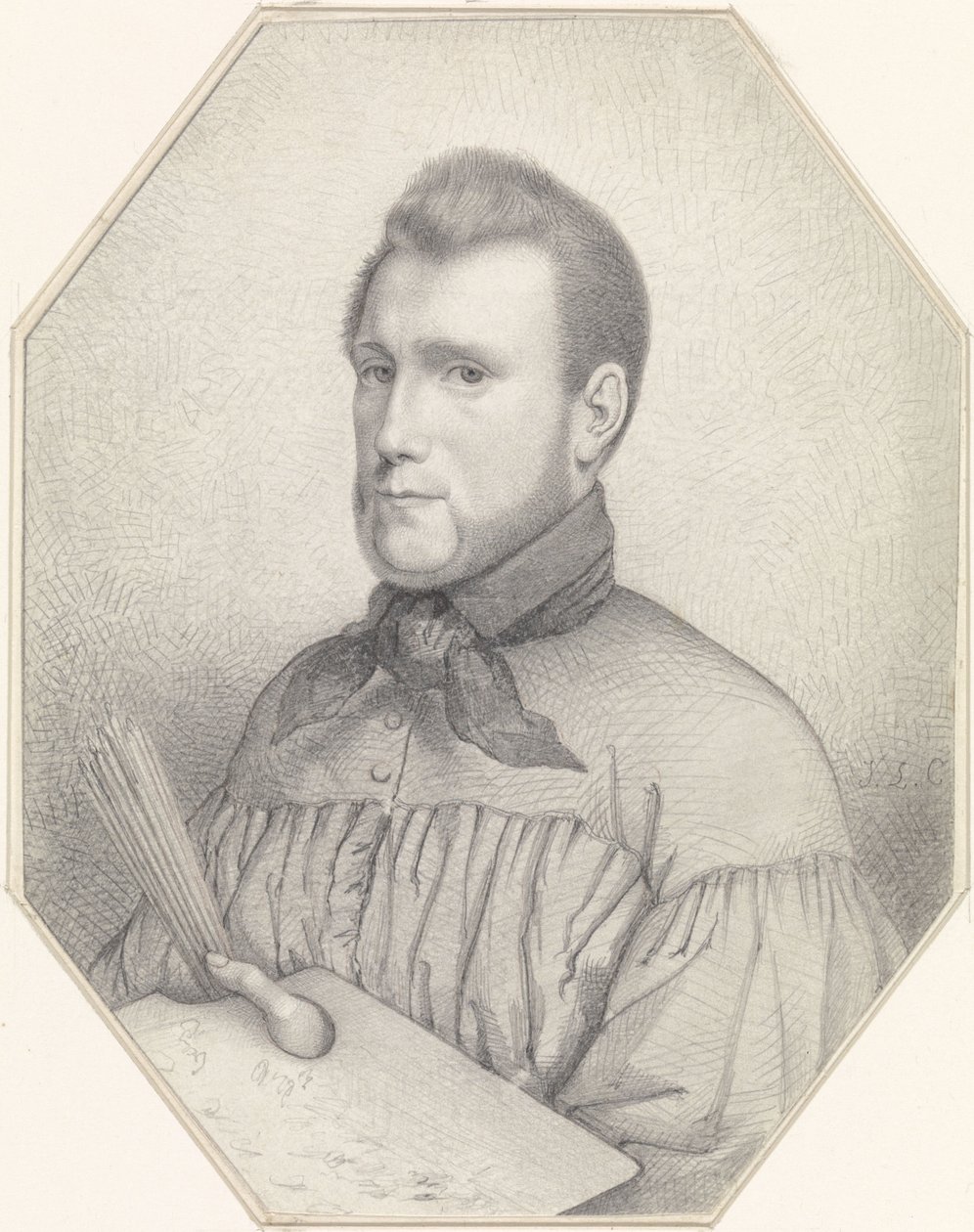 Jacobus Ludovicus Cornet önarcképe alkotó: Jacobus Ludovicus Cornet
