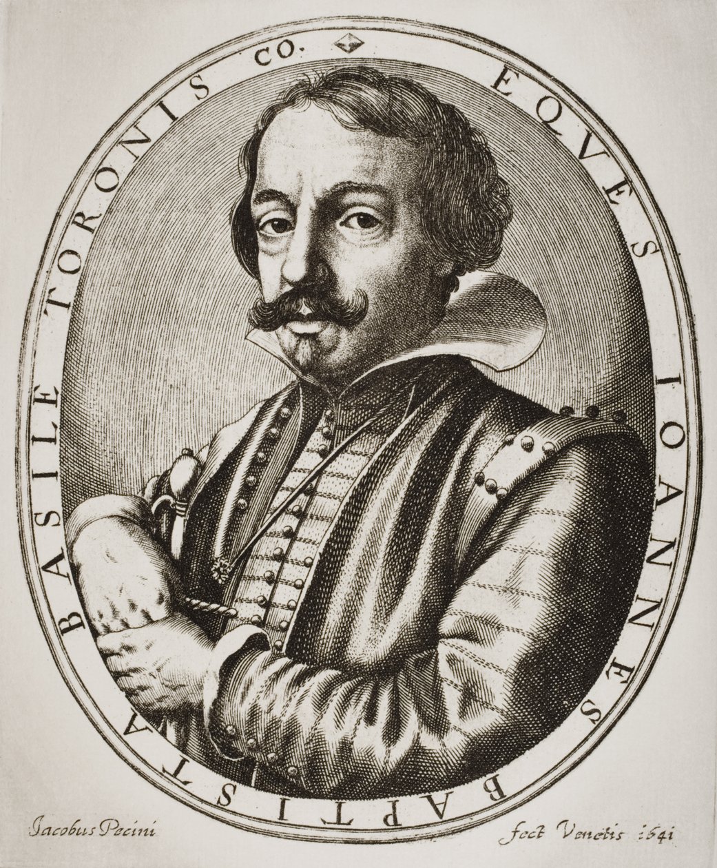 Giambattista Basile, vésette Nicolaus Perrey alkotó: Jacobus Pecini