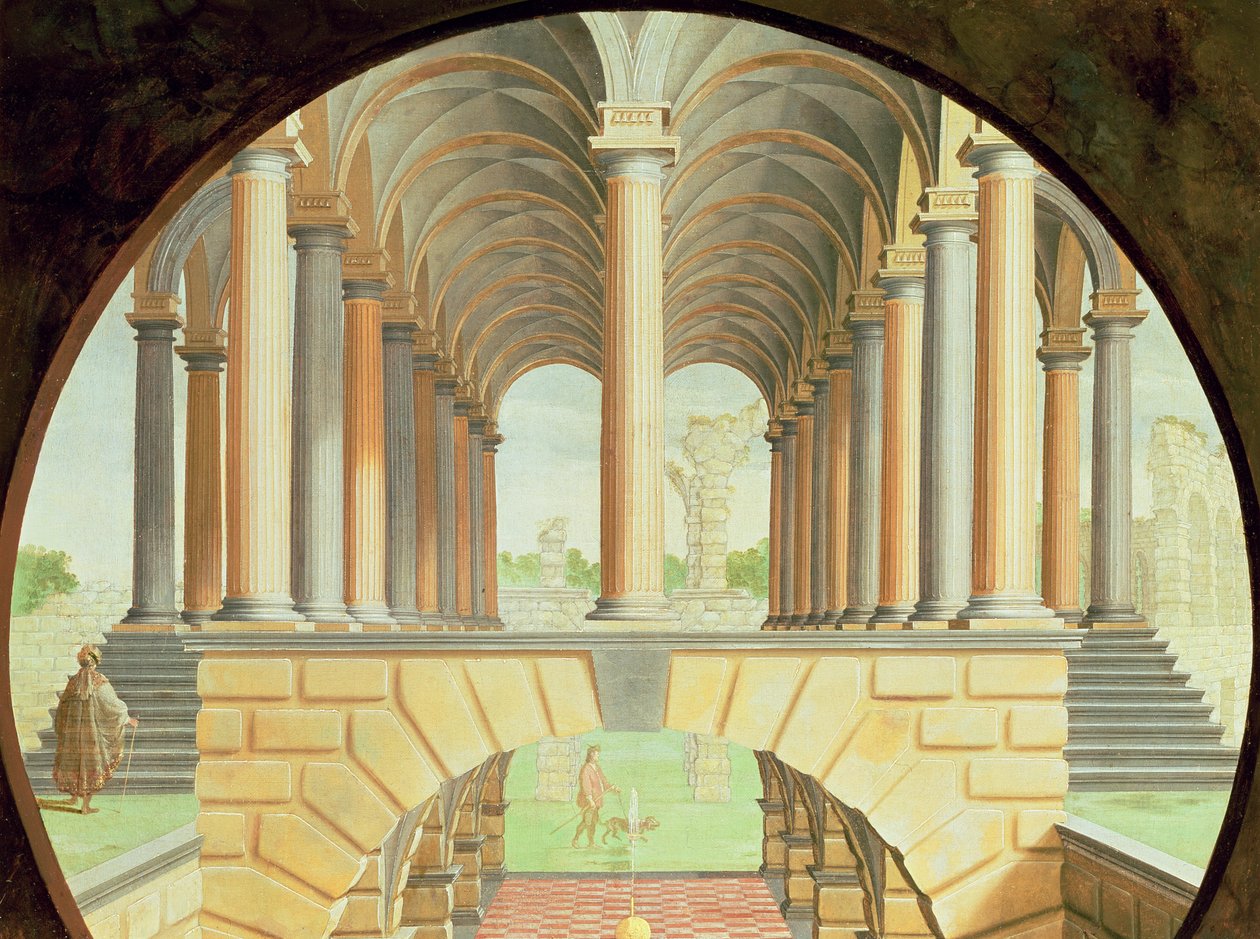 Építészeti Capriccio alkotó: Jacobus Saeys