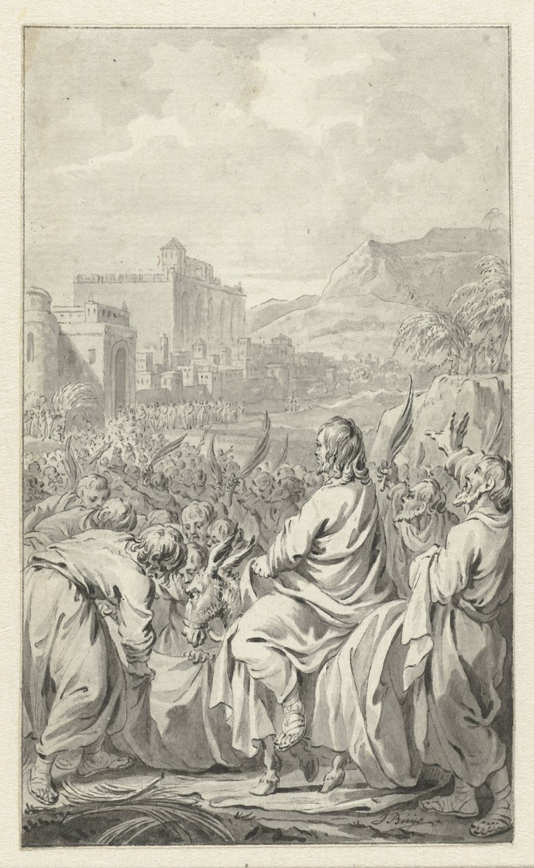 Belépés Jeruzsálembe alkotó: Jacobus Buys
