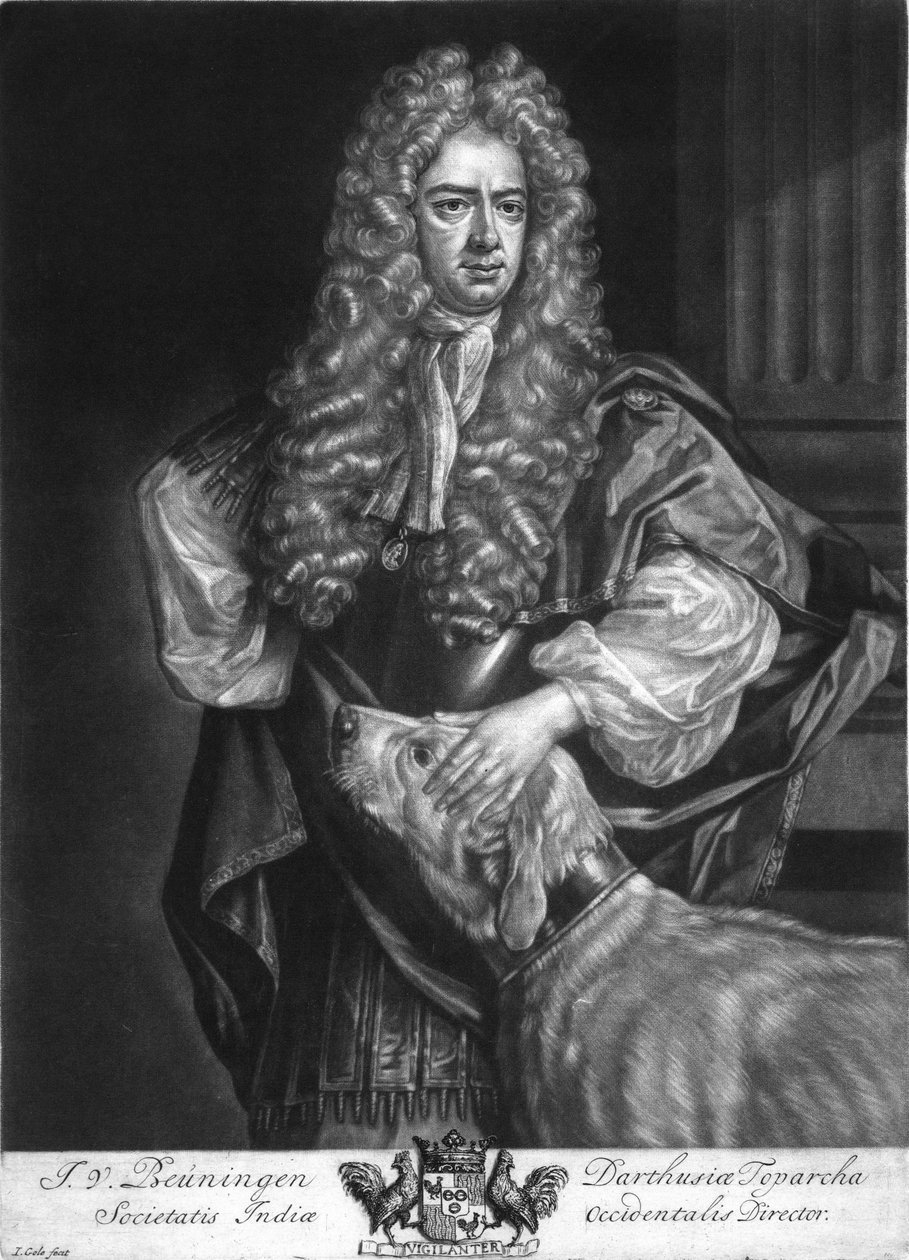 Jan van Beuningen (1667-1720) alkotó: Jacobus Gole