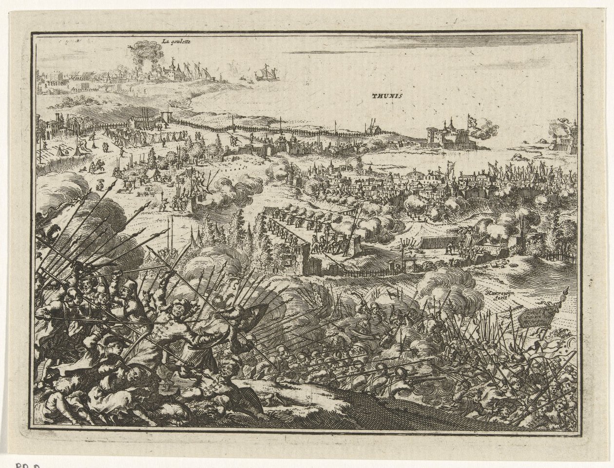 Tunisz elfoglalása V. Károly által alkotó: Jacobus Harrewijn