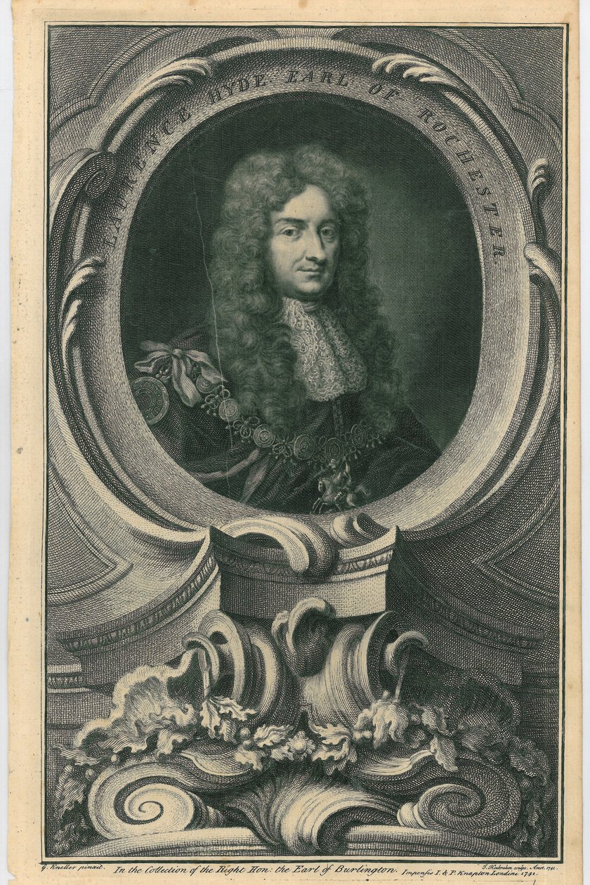 Laurence Hyde, Rochester grófja, 1741 alkotó: Jacobus Houbracken