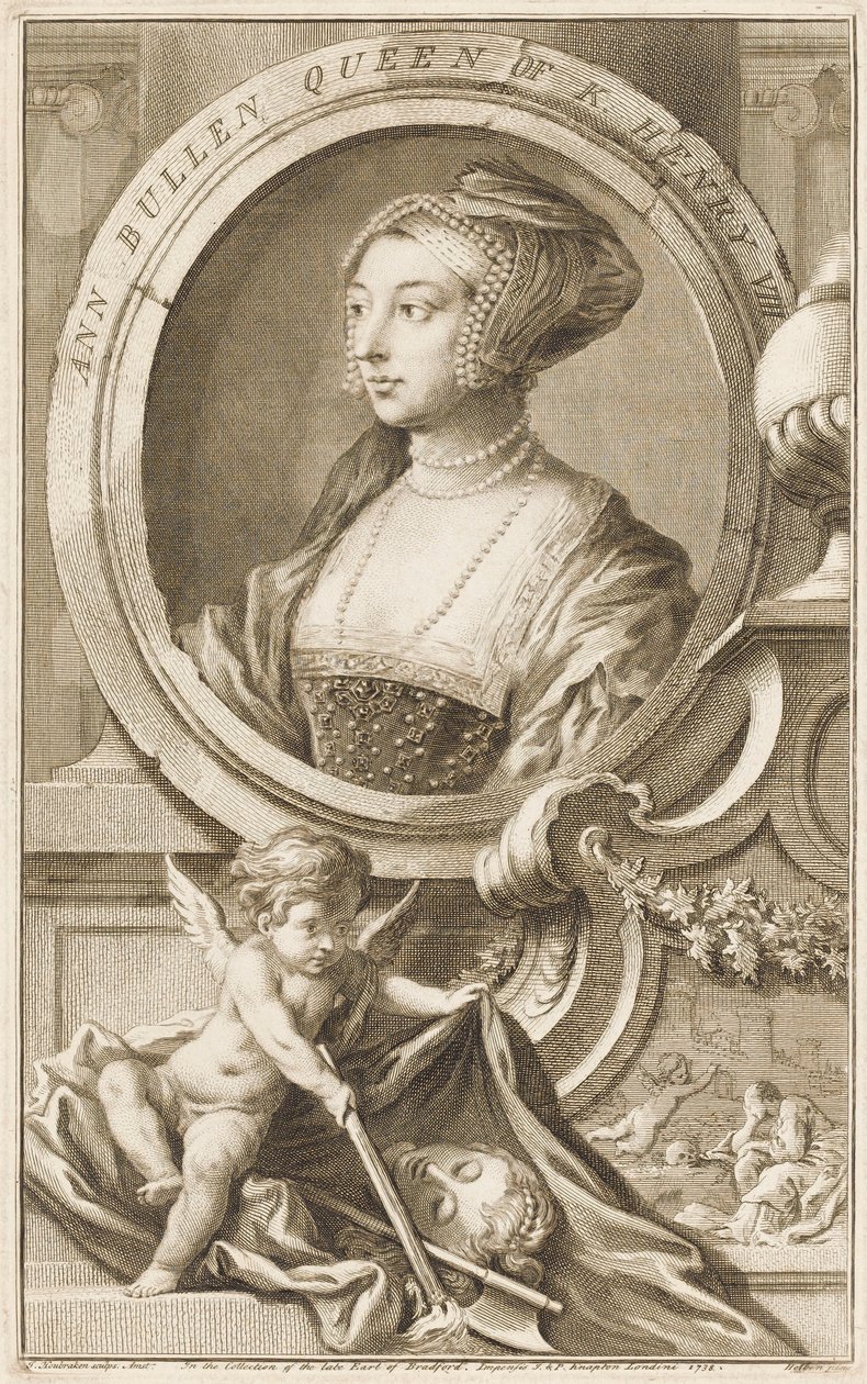 Boleyn Anna (sz. 1536) alkotó: Jacobus Houbraken
