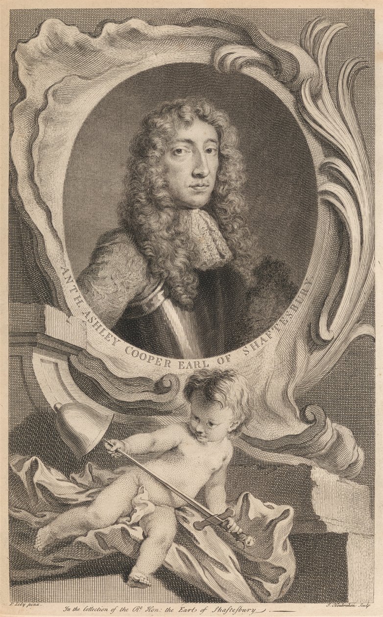Anthony Ashley Cooper, Shaftesbury grófja alkotó: Jacobus Houbraken
