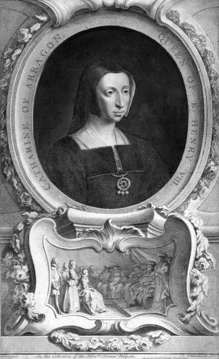 Aragóniai Katalin 1485-1536, 1744. alkotó: Jacobus Houbraken