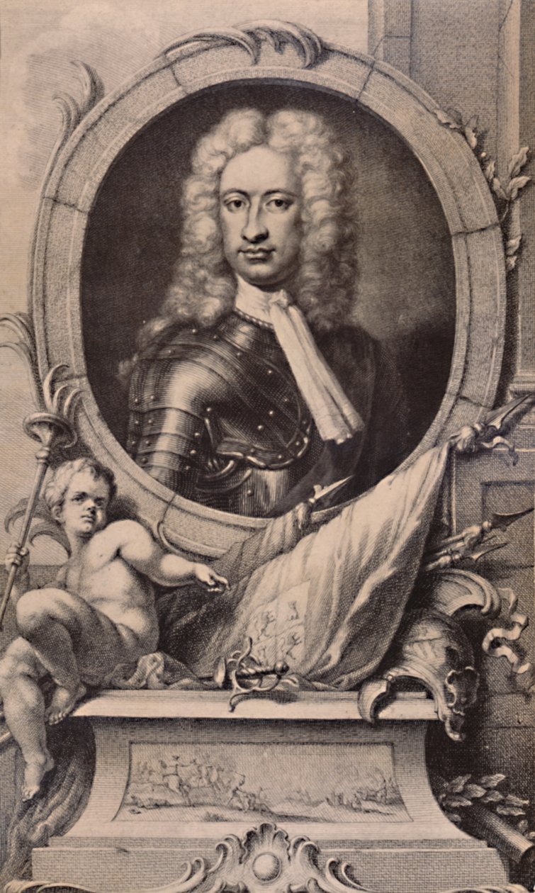 Charles Mordaunt, Peterborough és Monmouth grófja, angol katona, 1740 1894 alkotó: Jacobus Houbraken