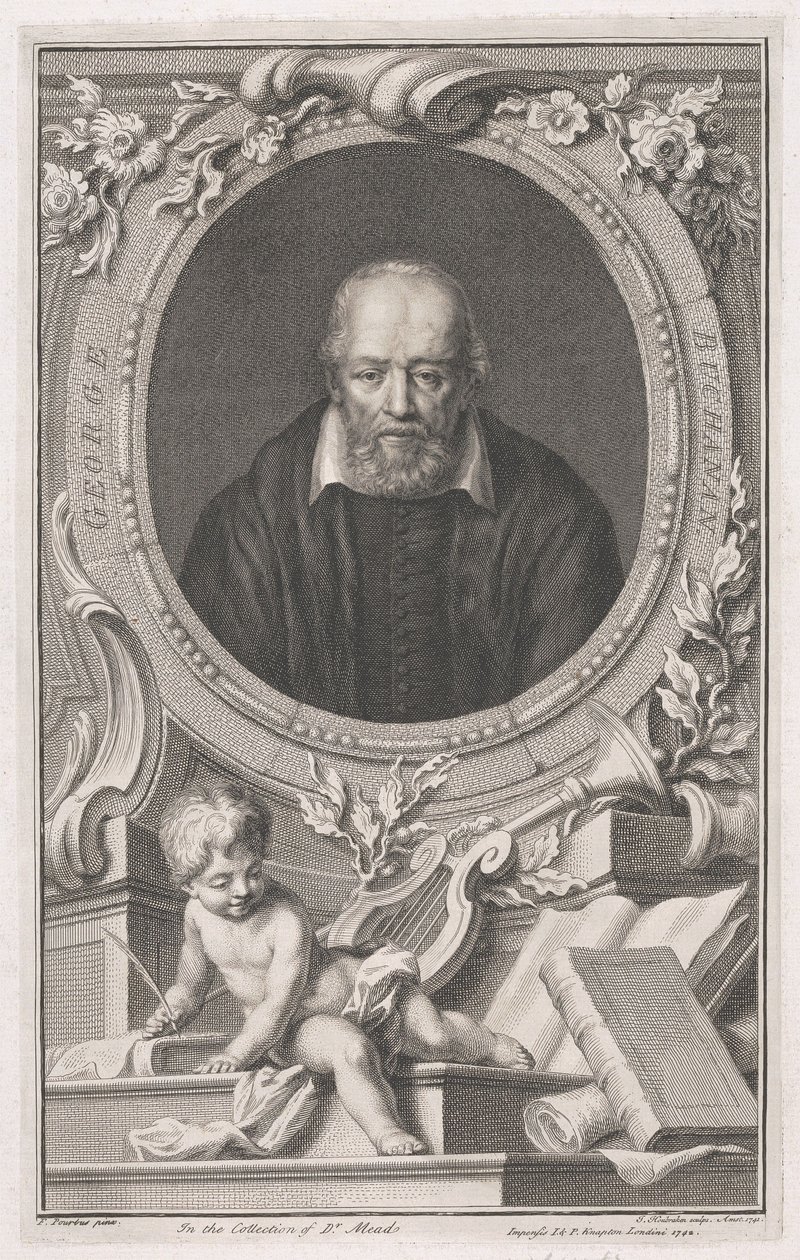 George Buchanan alkotó: Jacobus Houbraken