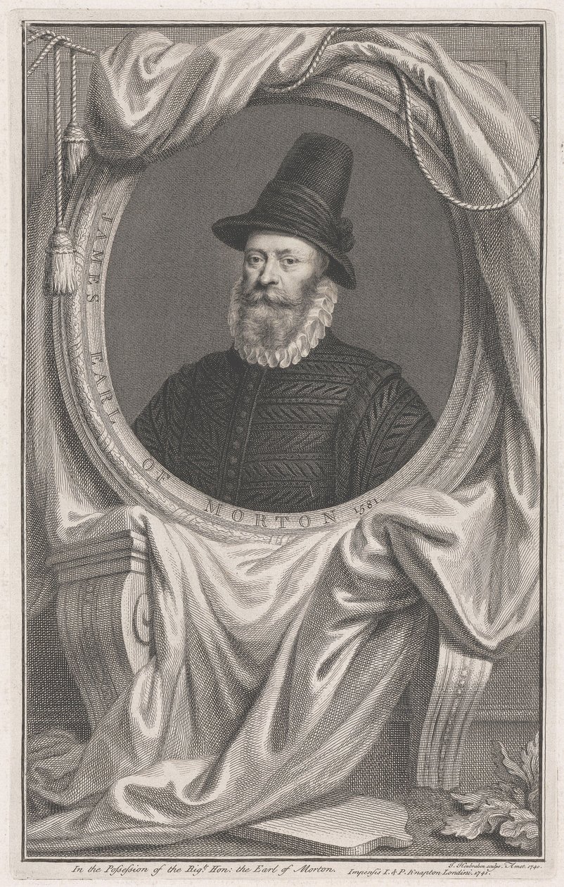 James Douglas, Morton negyedik grófja, 1581 alkotó: Jacobus Houbraken