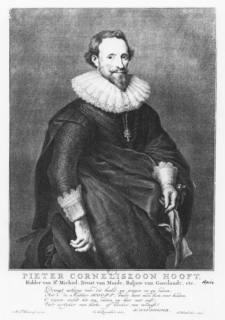 Pieter Corneliszoon Hooft alkotó: Jacobus Houbraken