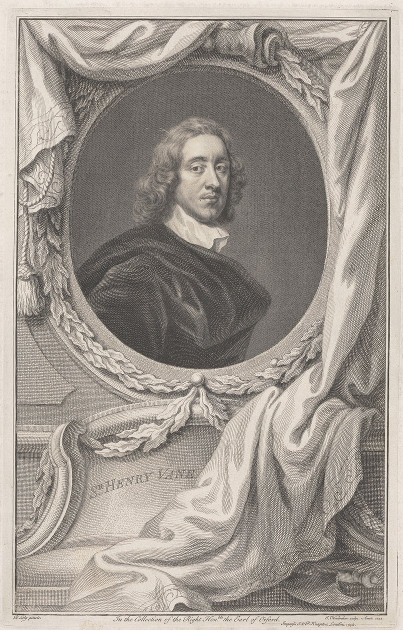 Sir Henry Vane alkotó: Jacobus Houbraken