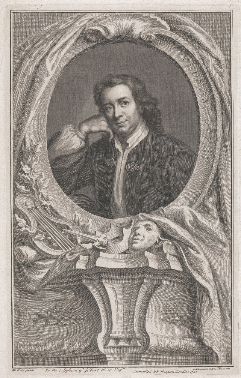 Thomas Otway alkotó: Jacobus Houbraken