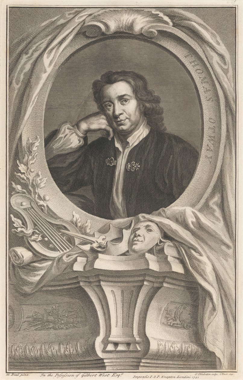 Thomas Otway alkotó: Jacobus Houbraken