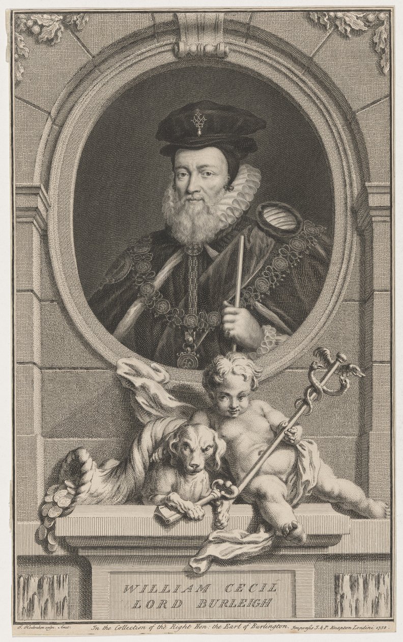 William Cecil, Burleigh lordja alkotó: Jacobus Houbraken
