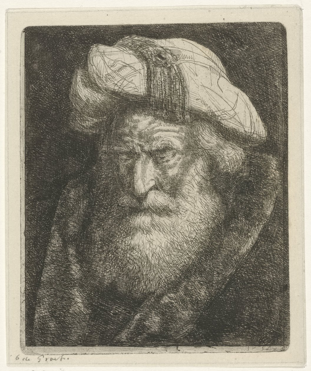 Szakállas öregember alkotó: Jacobus Ludovicus Cornet