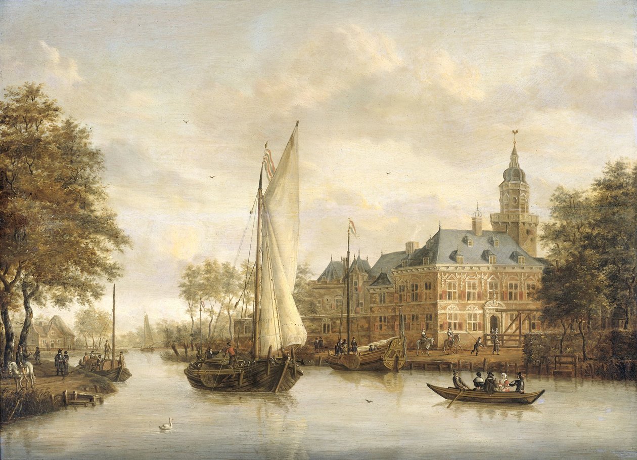 Nijenrode kastély a Vechten, Breukelen közelében alkotó: Jacobus Storck